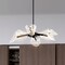 Nuvo Sedona, 28 Inch 6 Light LED Chandelier, Matte Black, Silk Screened Acrylic Lens 62/2281 - alternate 6